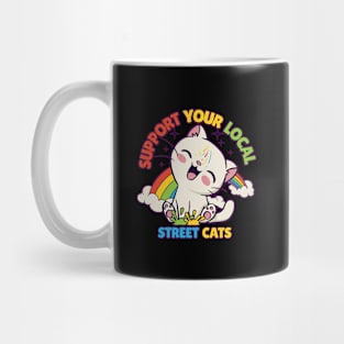 Support Your Local Street Cats Mug